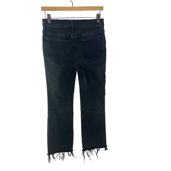 Madewell Black Cali Demi Boot Mid Rise Jeans 26P - Picture 4 of 11